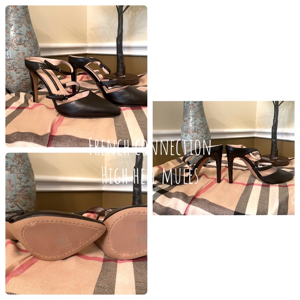 French Connection High Heel Mules